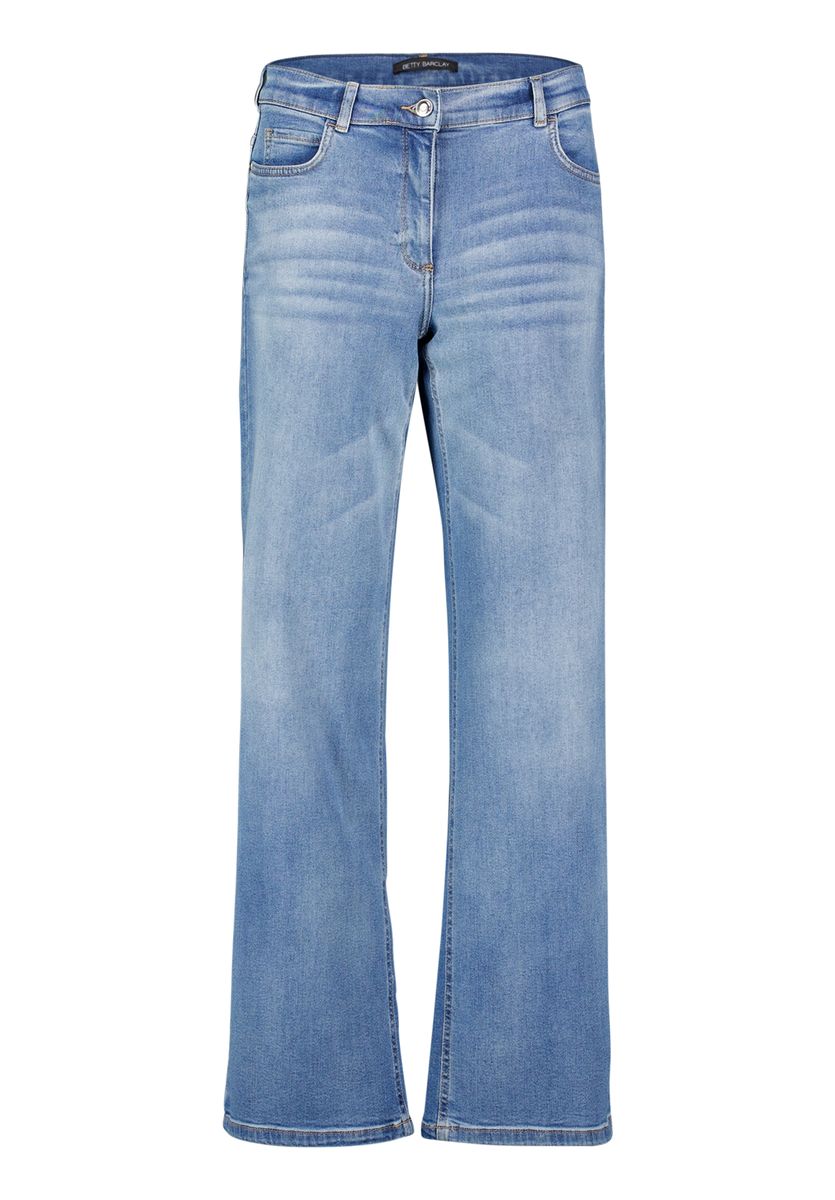 Slim-Fit-Jeans mit Strass-Besatz