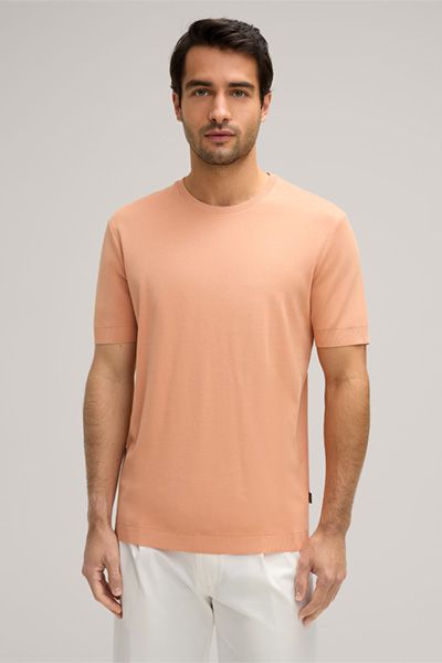 T-Shirt aus strukturiertem Strick