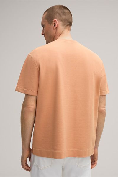 Schweres Baumwoll-T-Shirt mit Umschlagärmeln