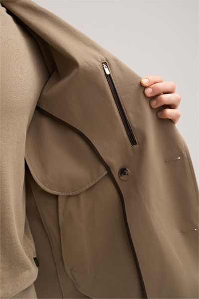 Zweireihige Cabanjacke aus Bio-Baumwolle