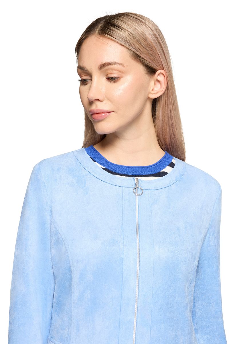 Eleganter, figurbetonter Blazer mit Reißverschluss