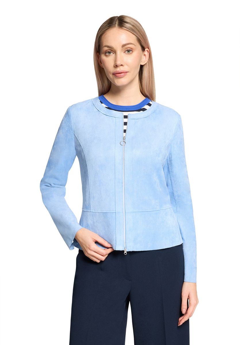 Eleganter, figurbetonter Blazer mit Reißverschluss