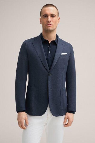 Leichtes Jersey-Sakko mit Stretch