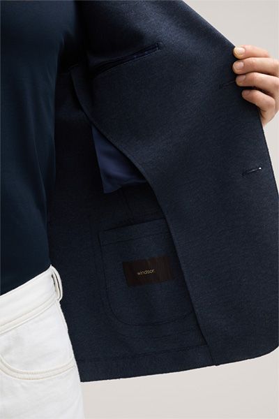Leichtes Jersey-Sakko mit Stretch
