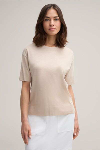 Fließendes T-Shirt aus Lyocell-Mix