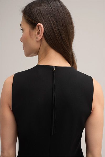 Elegantes Ärmelloses Crepe-Shiftkleid