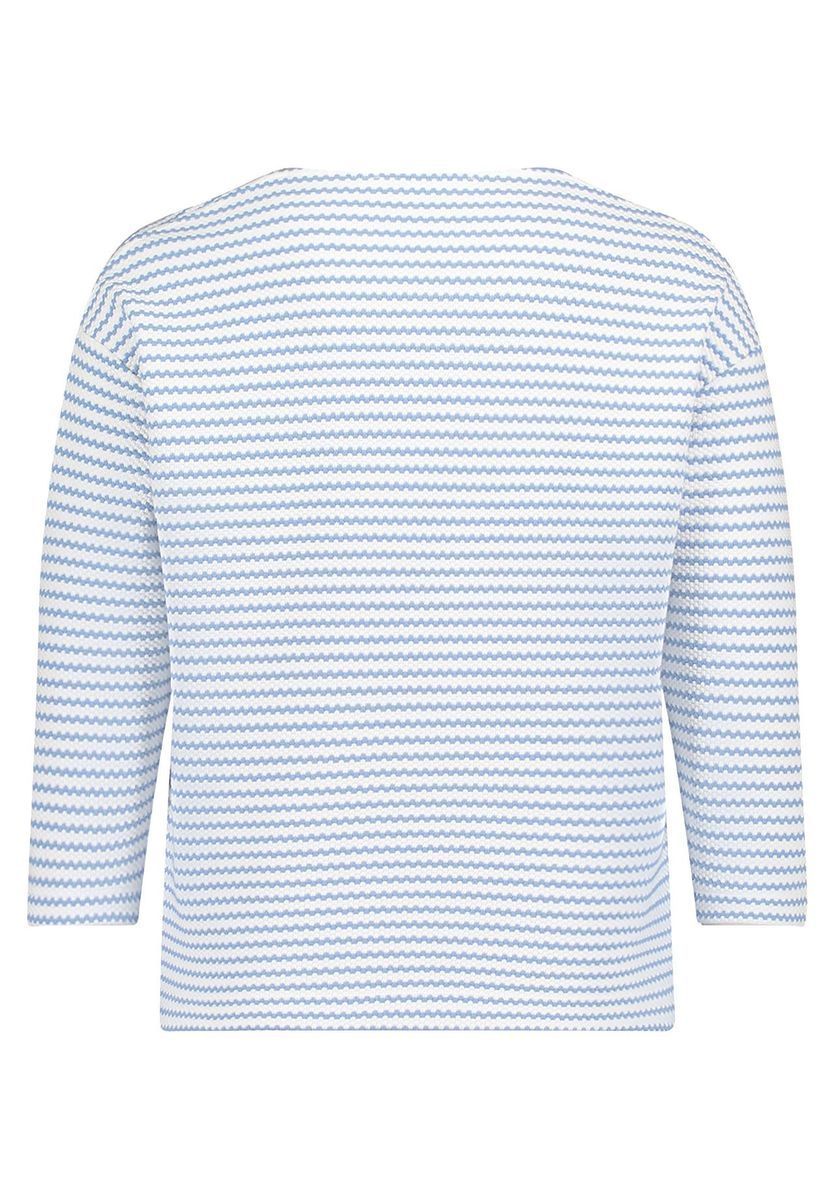 Gestreiftes Dreiviertelarm-Shirt