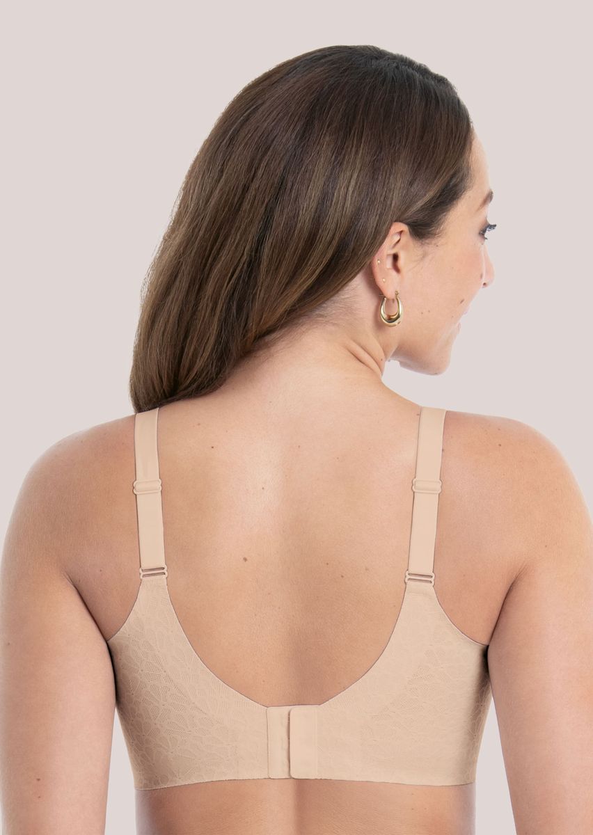 Bügelloser Soft-BH mit floraler Spitze