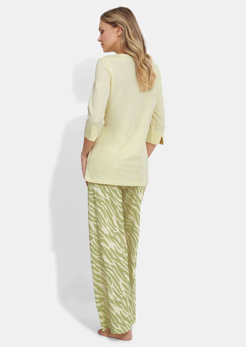 Pyjama-Set mit dezentem Animal-Print