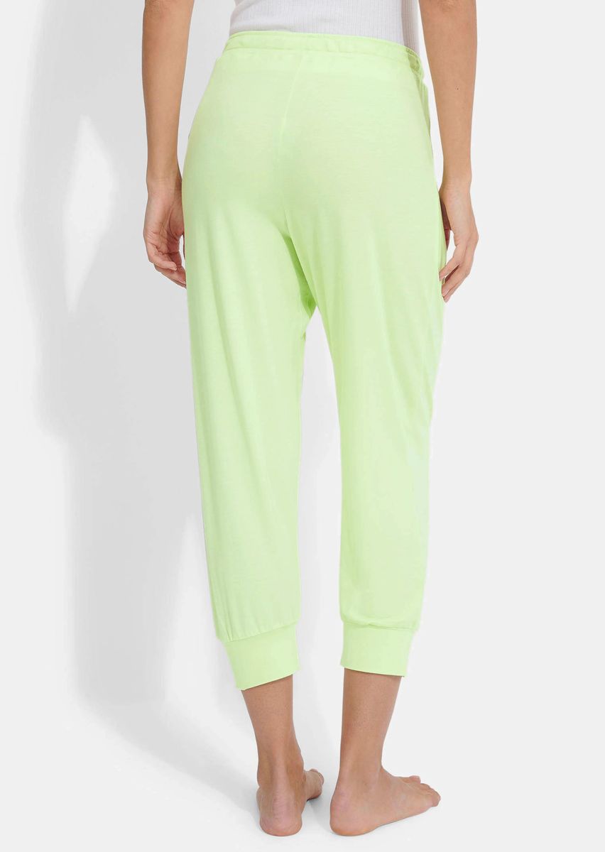 Loungewear-Hose mit Rippenbündchen