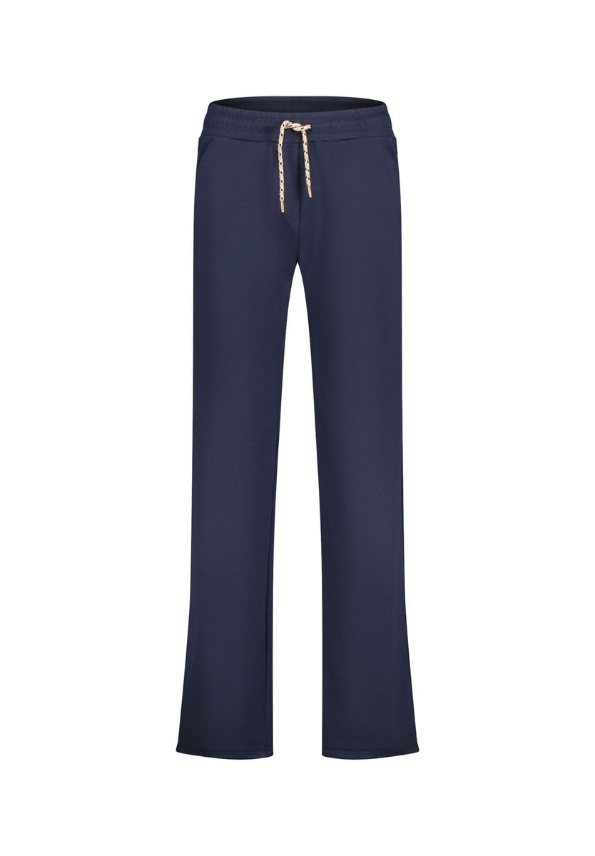 Lässige Strick-Loungewear-Hose mit geradem Bein