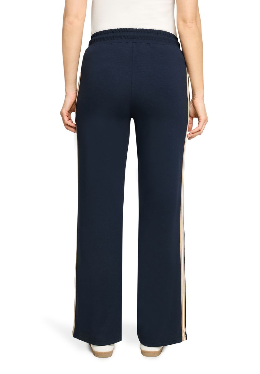Lässige Strick-Loungewear-Hose mit geradem Bein