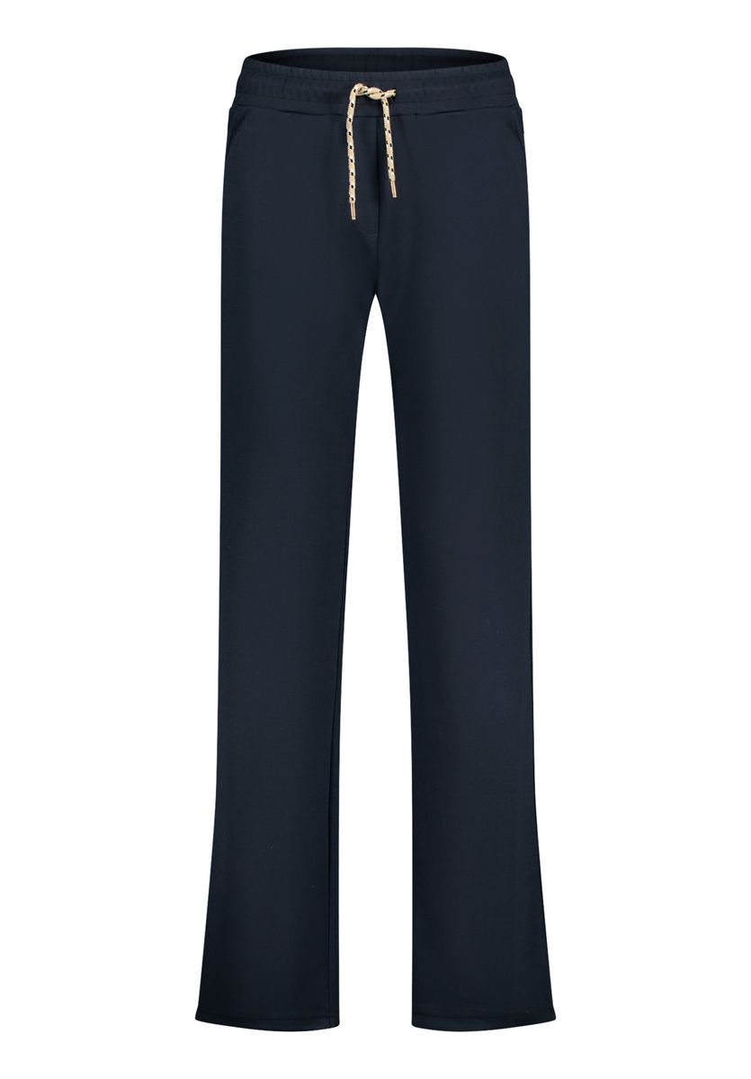 Lässige Strick-Loungewear-Hose mit geradem Bein