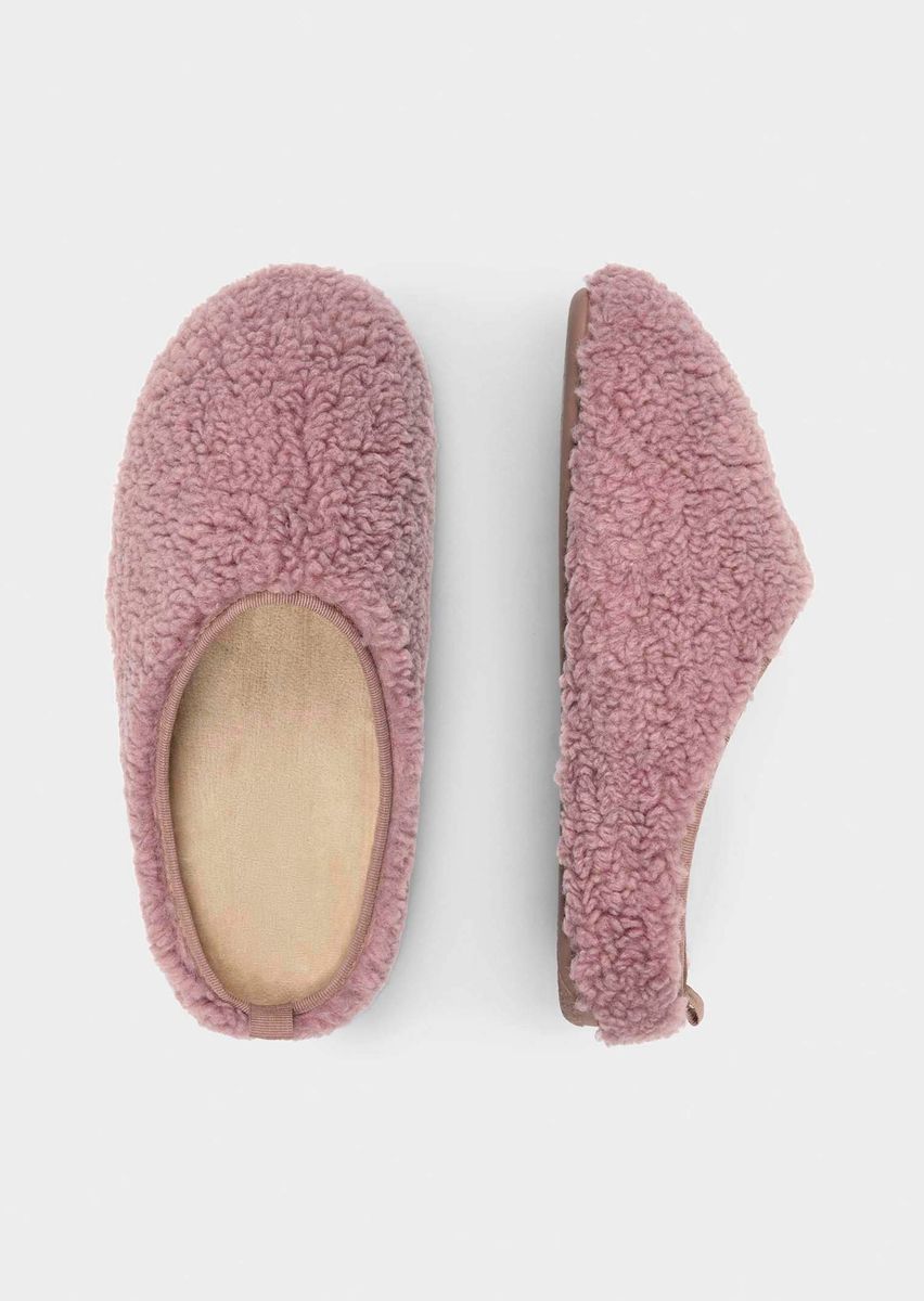 Gemütliche Teddy-Fleece Slipper zum Reinschlüpfen