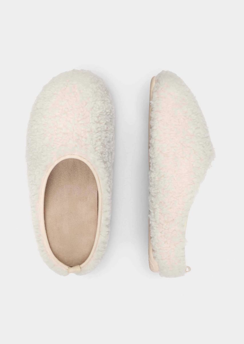 Kuschelige Teddy-Fleece Pantoffeln