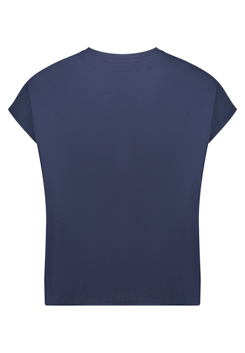 T-Shirt mit abstraktem Print und entspannter Passform