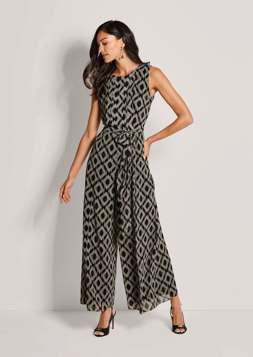 Jumpsuit mit geometrischem Print
