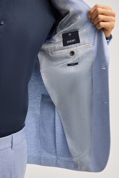 Jersey Kombi-Sakko Hoverest in Hellblau