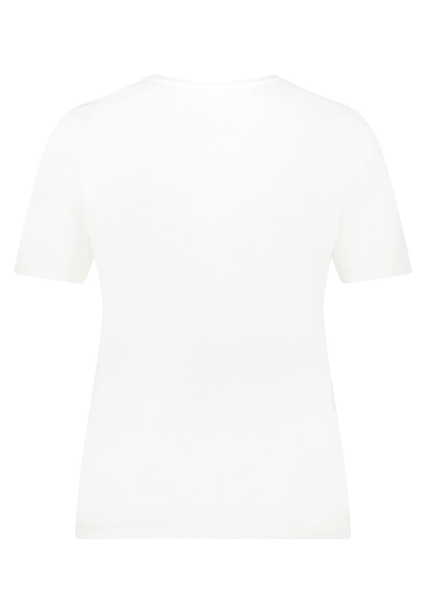 Lässiges Baumwoll-T-Shirt mit Animal-Print