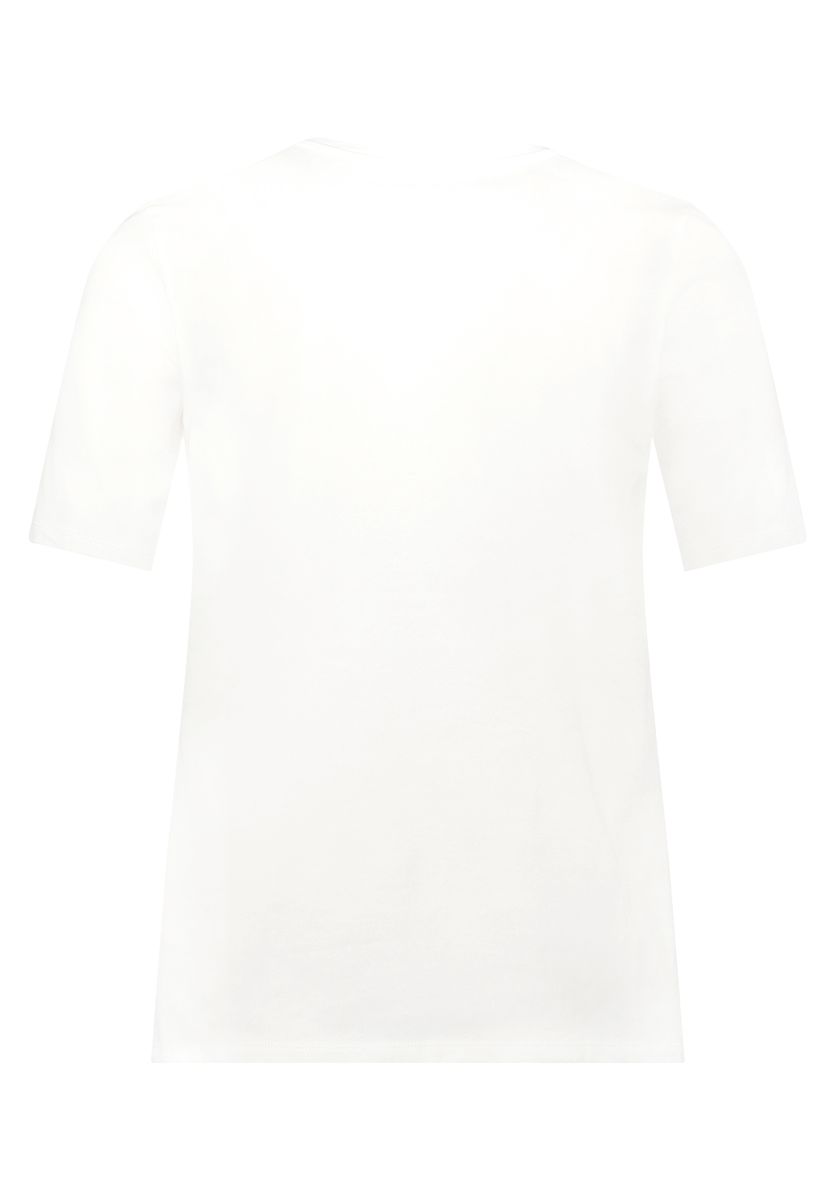Lässiges Baumwoll-T-Shirt mit Animal-Print