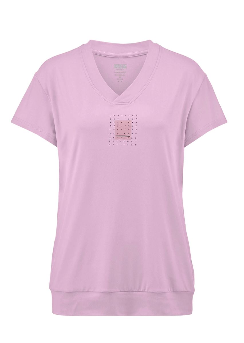 Funktionsshirt mit V-Ausschnitt