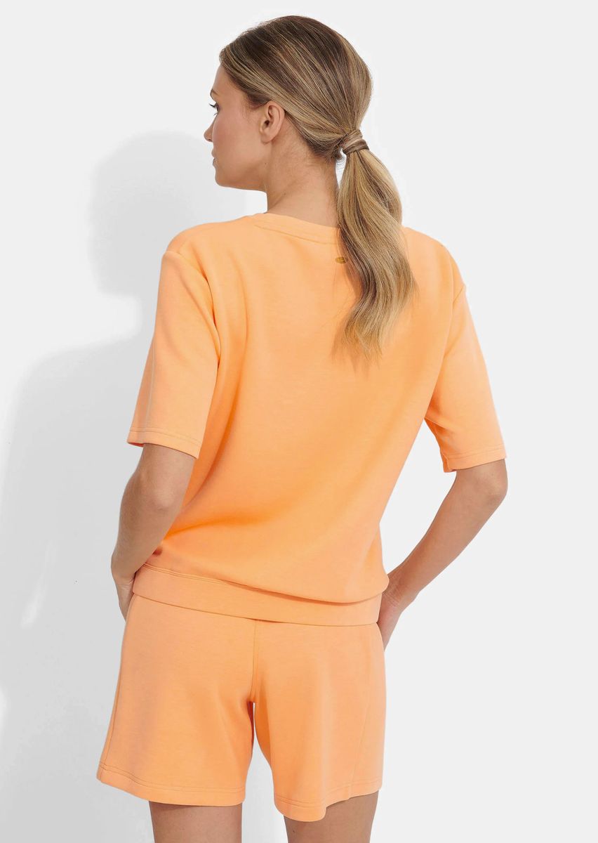 Weiches Relaxed Halbarm-Shirt Rundhals