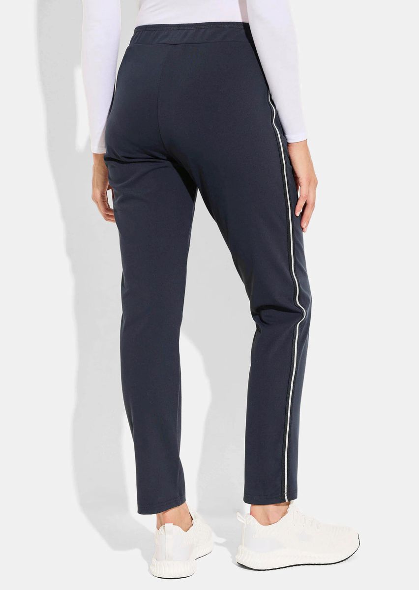 Sportive Freizeithose mit Glanzstreifen