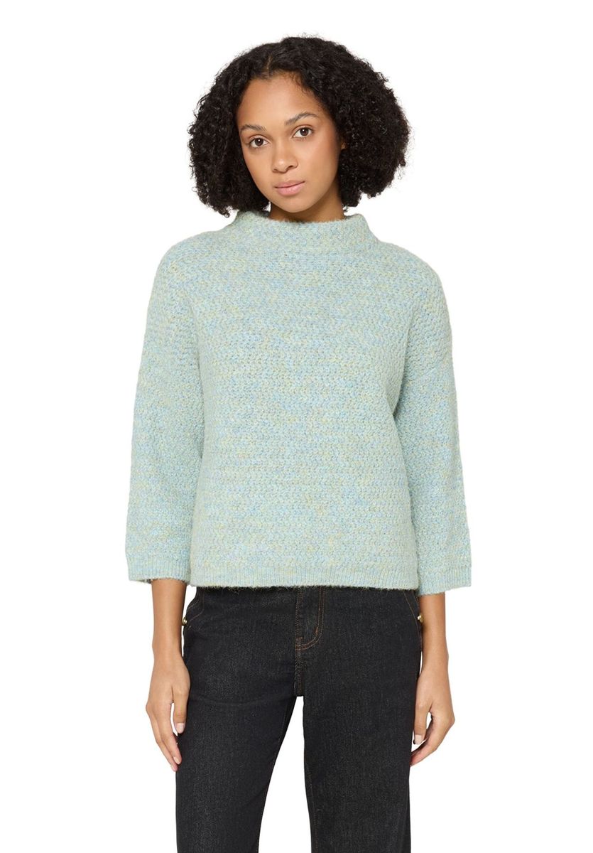 CARTOON Strickpullover, für Damen, blau, 34