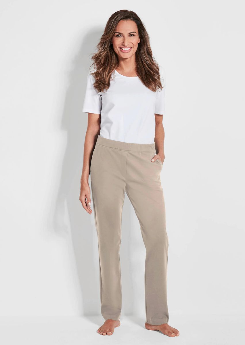 Bequeme Freizeithose mit Schlupfbund