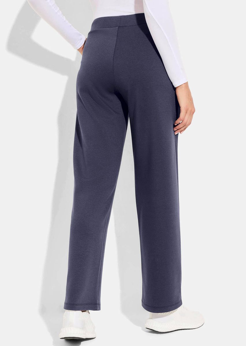 Entspannte Jerseyhose mit geradem Bein