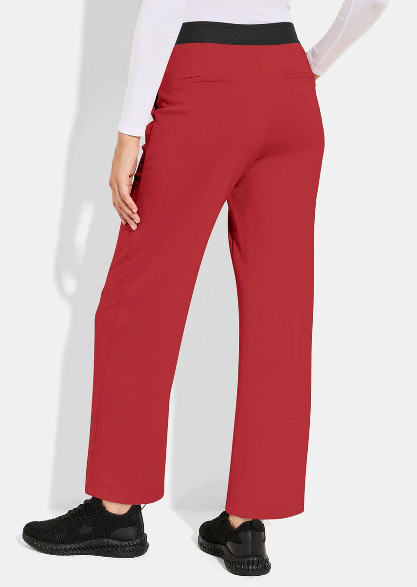 Jersey-Loungehose mit geradem Bein