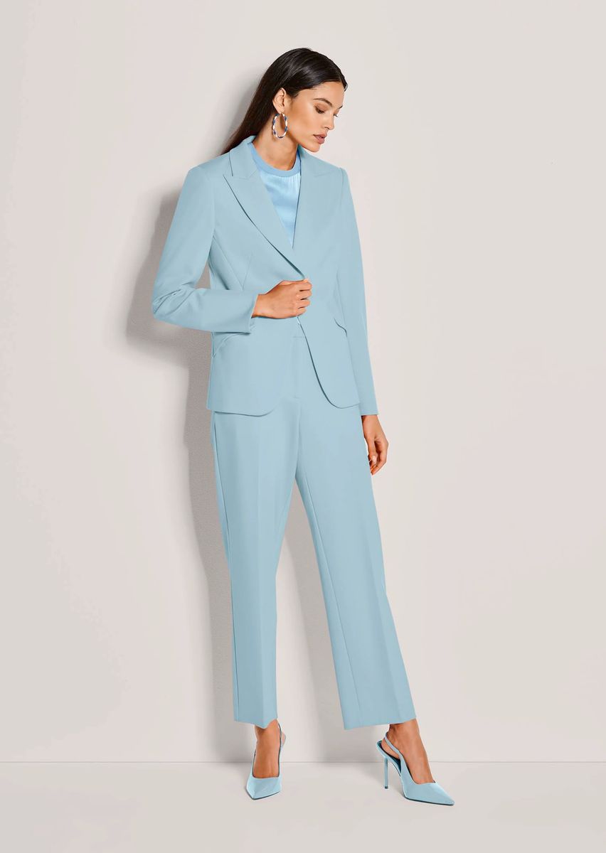 Einreihiger Blazer mit Reverskragen