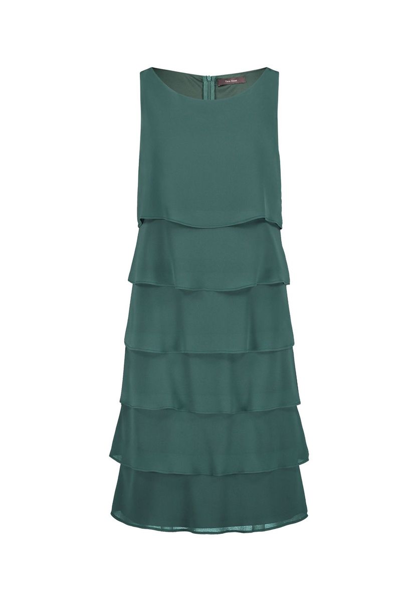 Gestuftes Chiffon-Partykleid