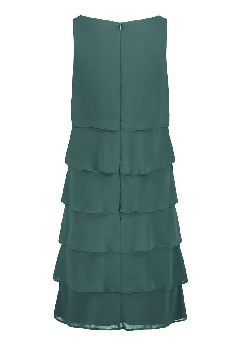 Gestuftes Chiffon-Partykleid