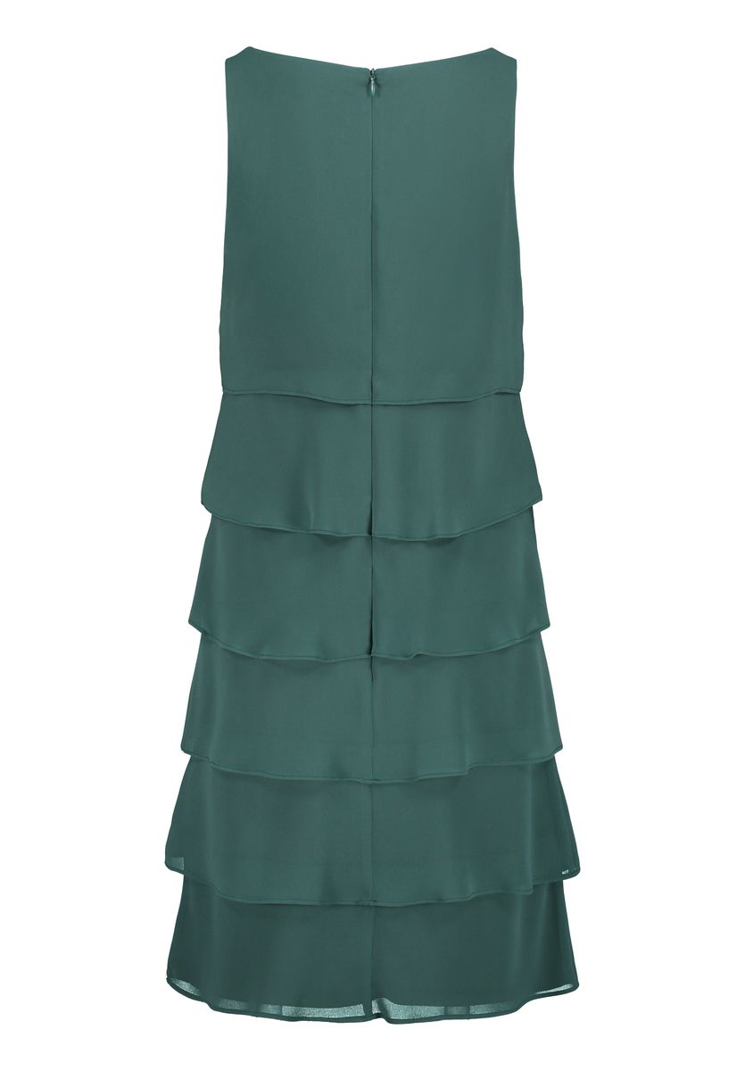 Gestuftes Chiffon-Partykleid