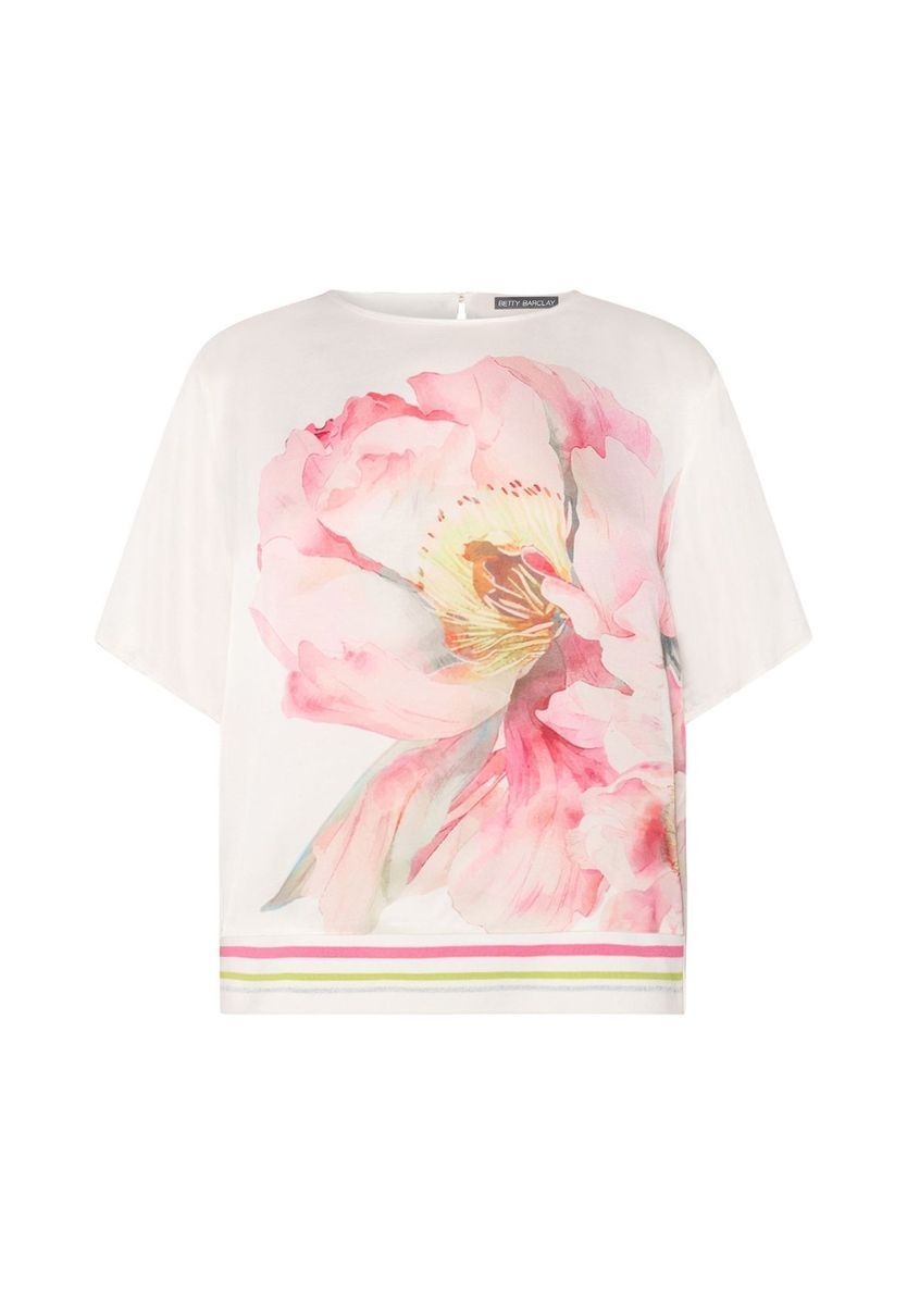 Bluse mit Blumenmuster und lockerer Passform