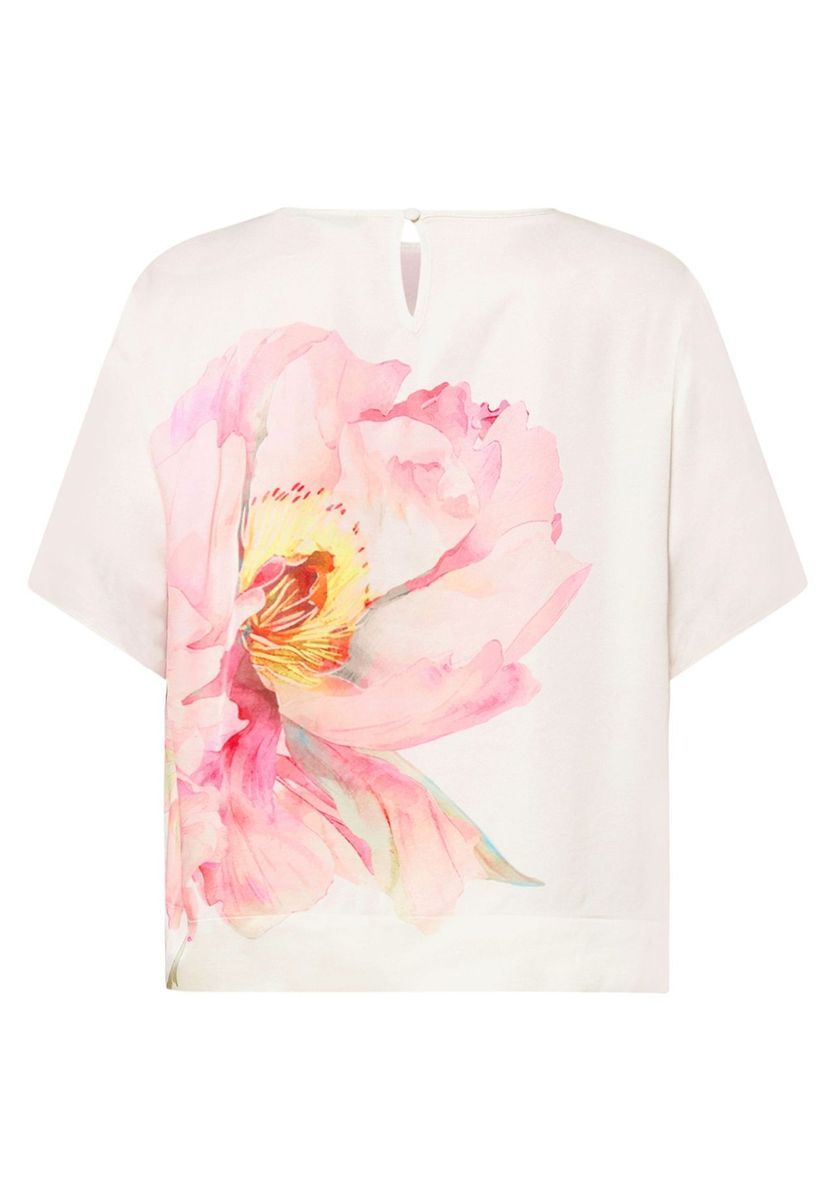 Bluse mit Blumenmuster und lockerer Passform
