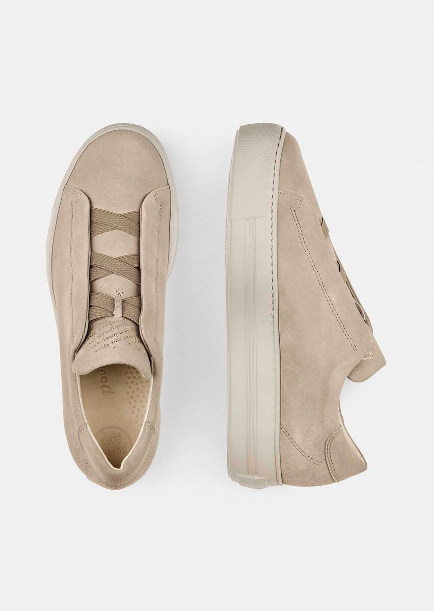 Minimalistischer Plateau-Leder-Sneaker