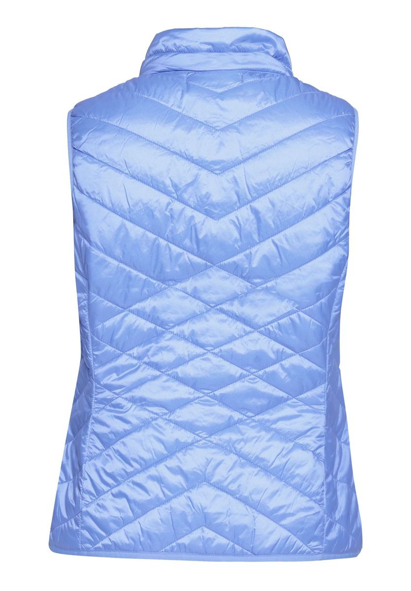Gesteppte Pufferweste mit Stehkragen