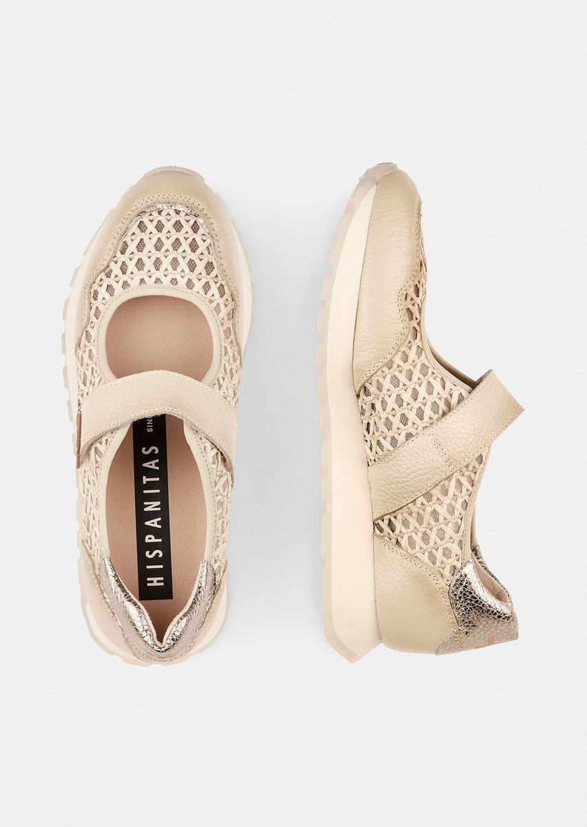 Mary Jane Ballerina mit Flechtoptik