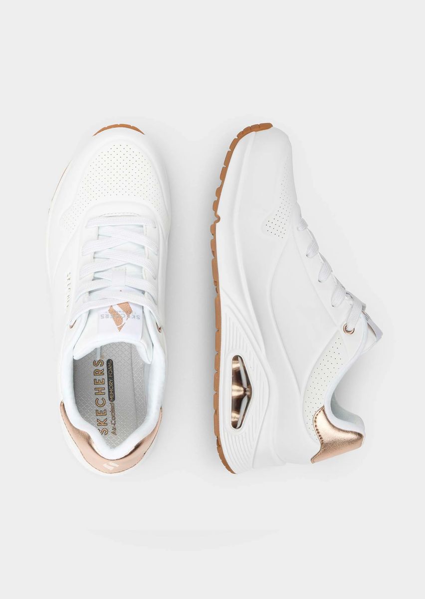 Luftgepolsterter Sneaker mit Metallic-Details