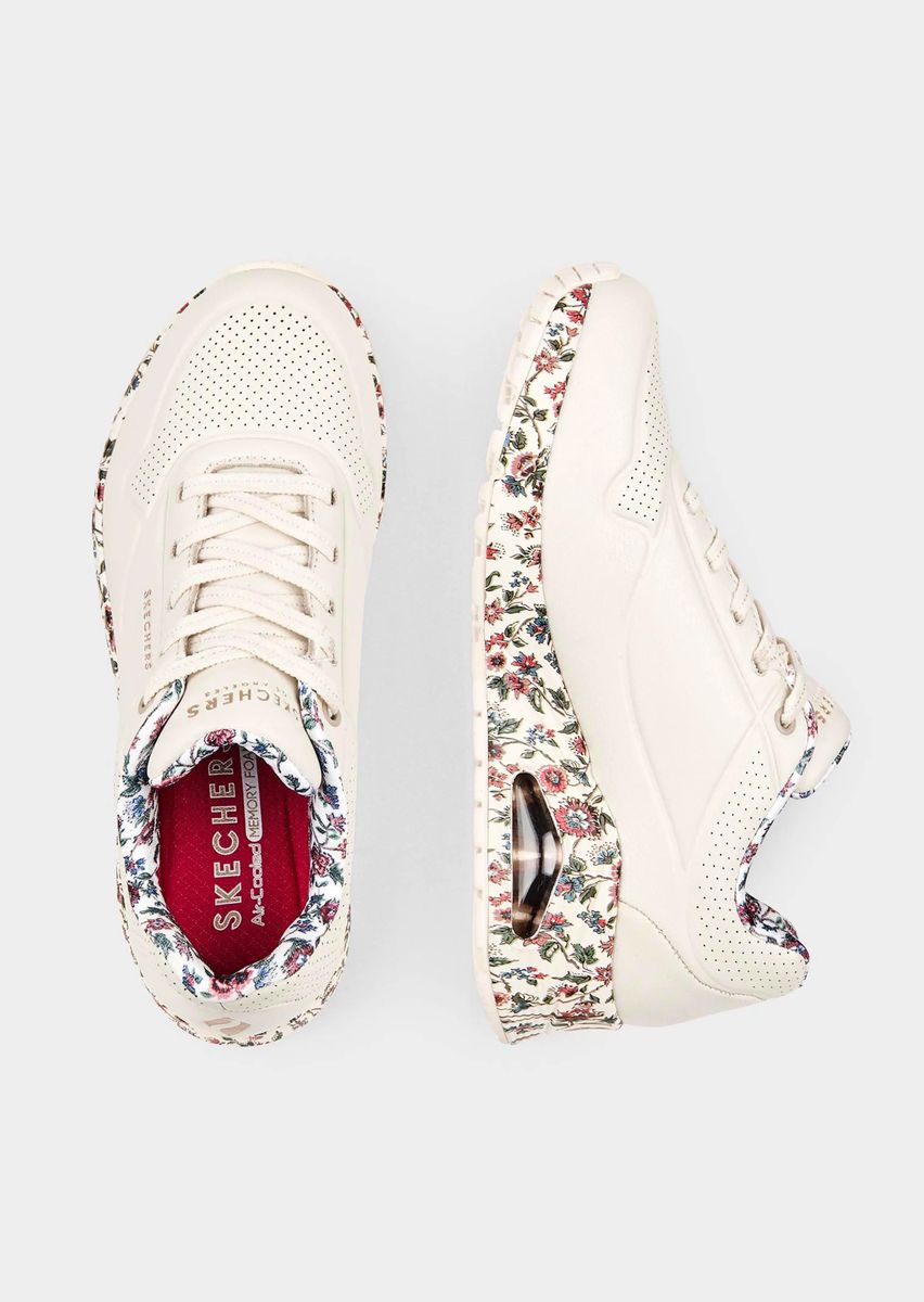Slip-In Sneaker mit Blumenmuster