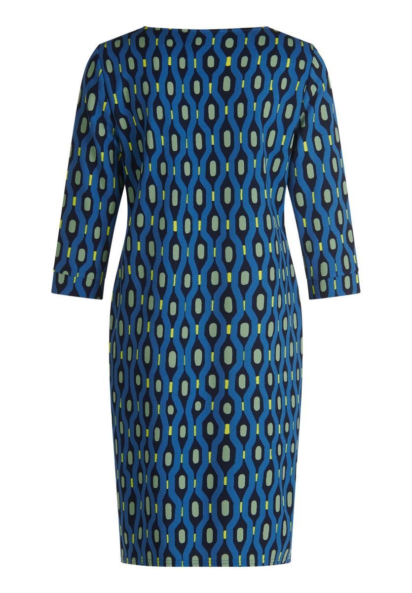 Etuikleid mit geometrischem Muster