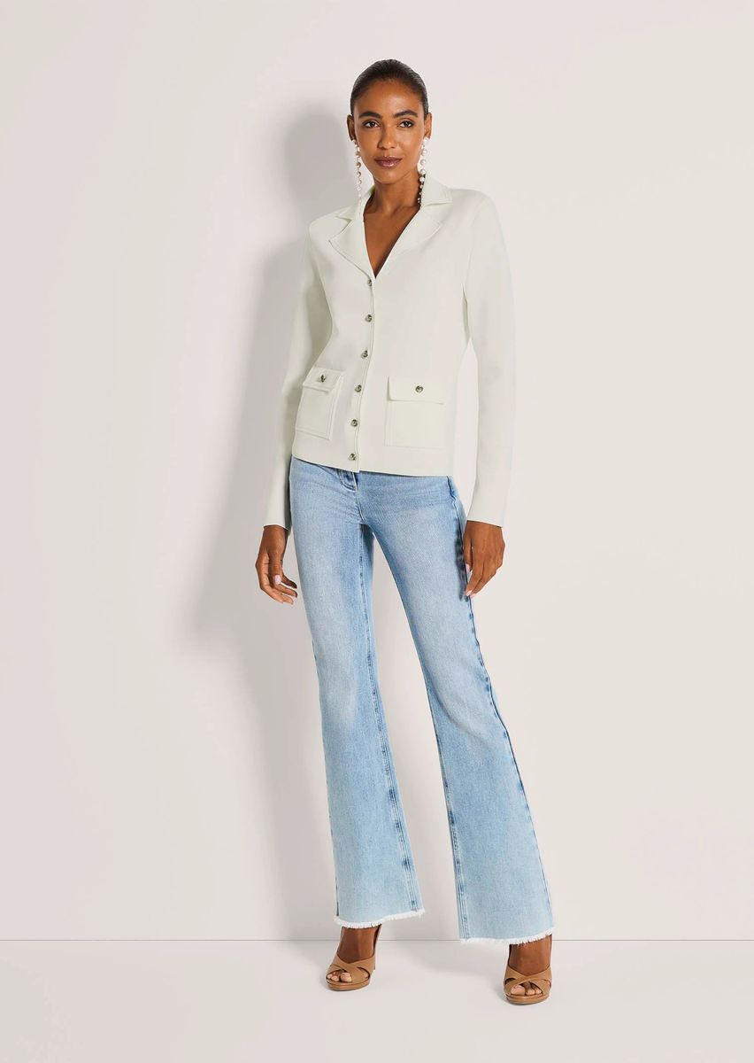 Eleganter Blazer aus Milano-Strick