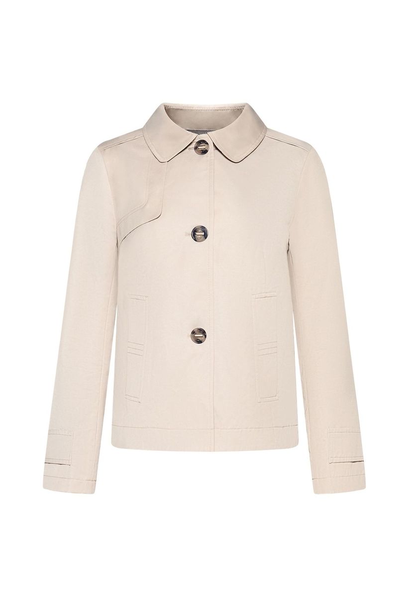 Klassische Sommerjacke mit Kragen und Knöpfen