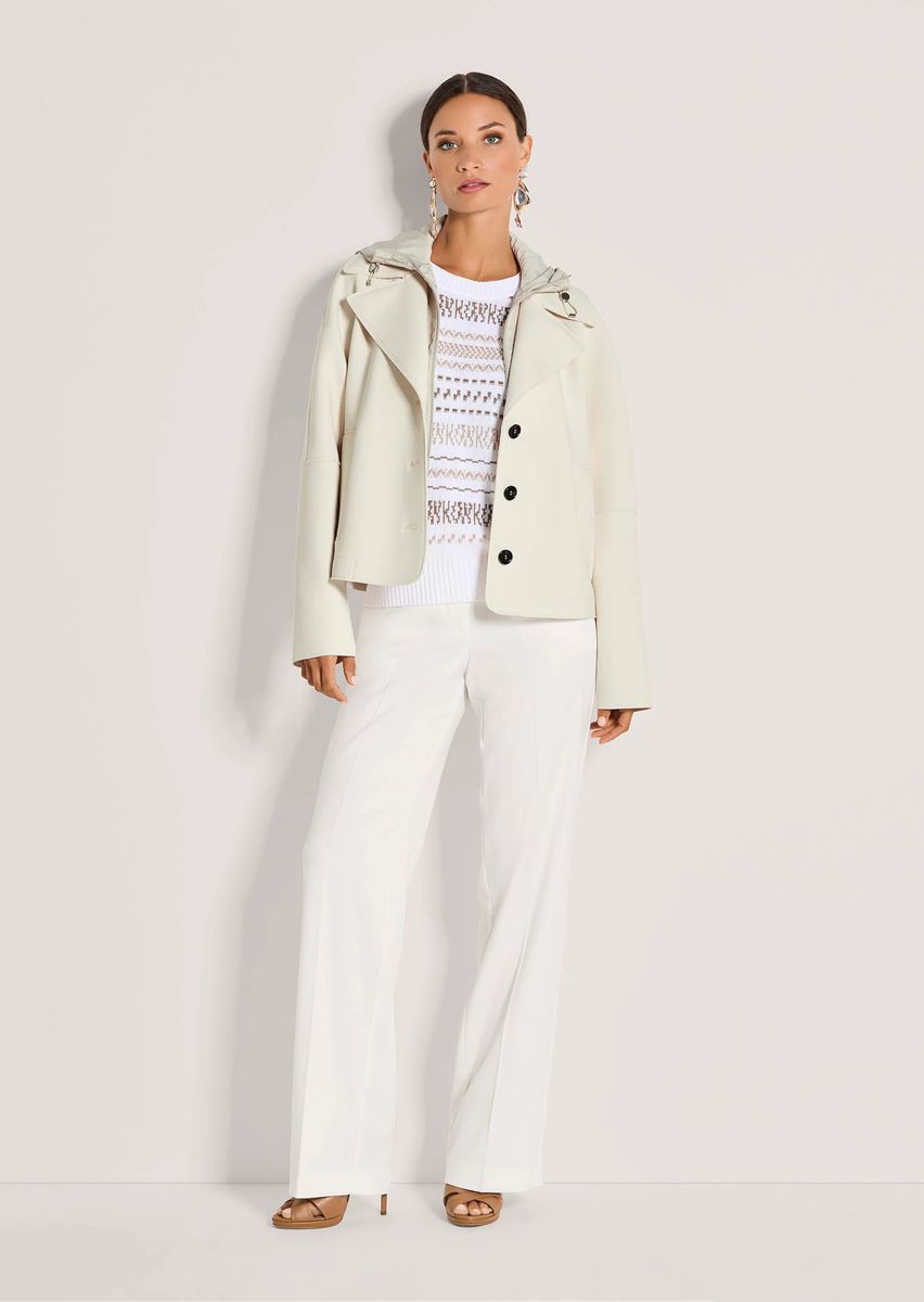 Cabanjacke mit abnehmbarem Kapuzeneinsatz
