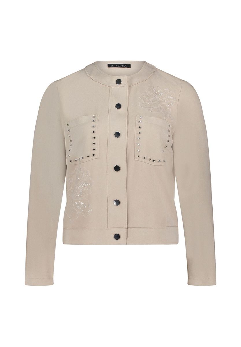 Knopfjacke mit dekorativen Taschen