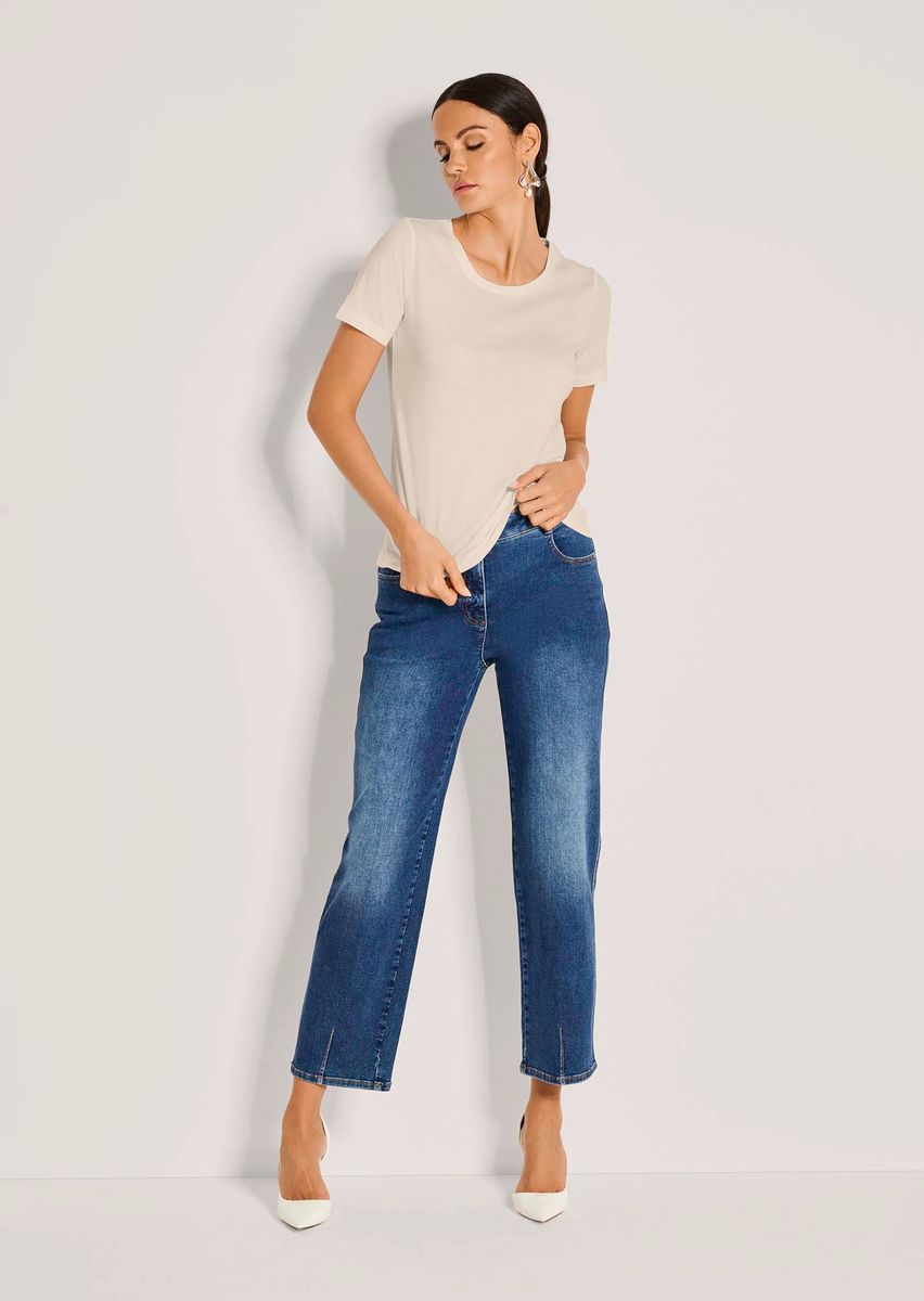 Klassisches Rundhals Basic-Shirt