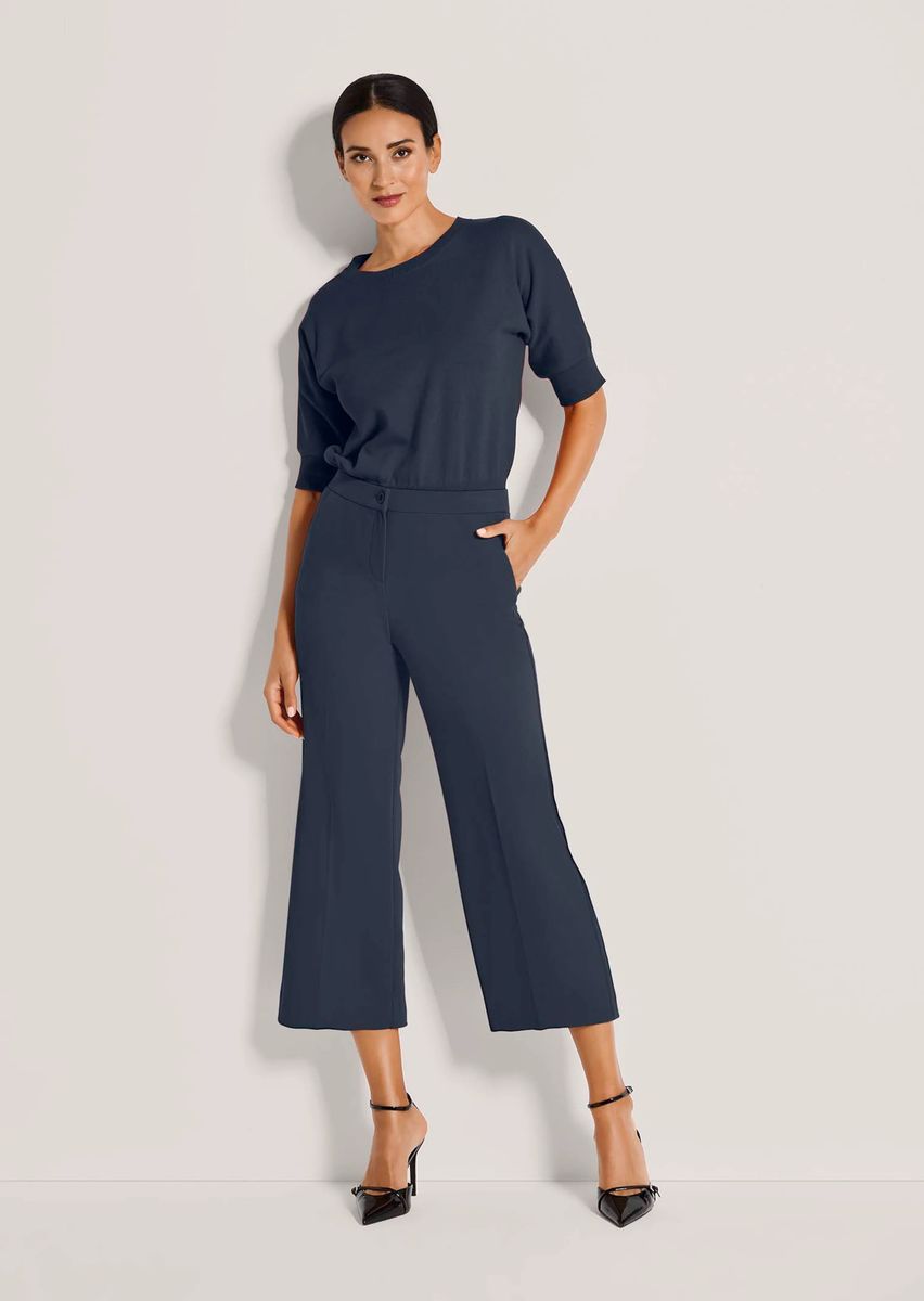 Weit geschnittene Business-Culotte