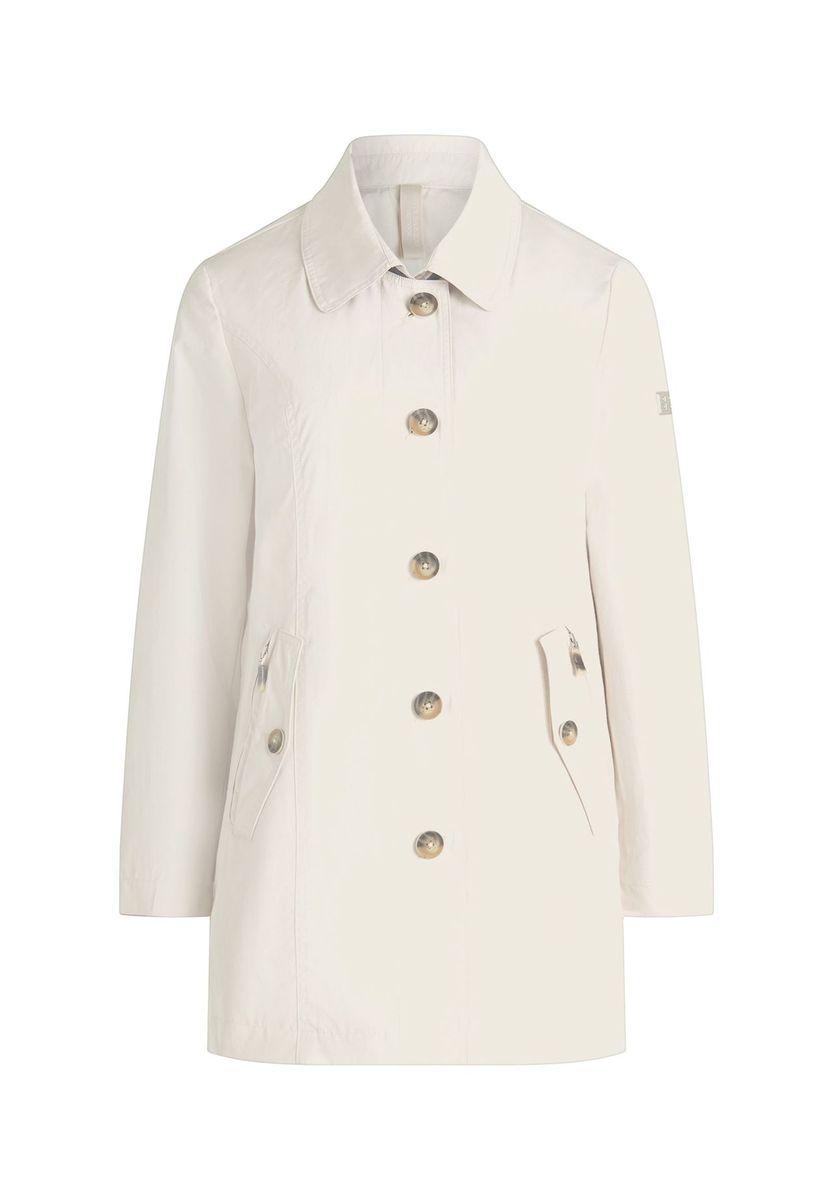 Klassischer A-Linien Trenchcoat mit Knopfleiste